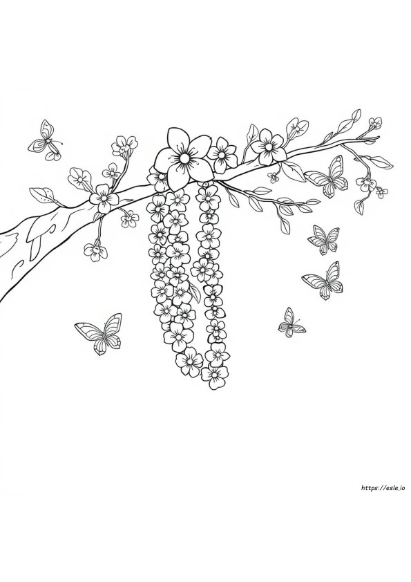 Lei Coloring Page