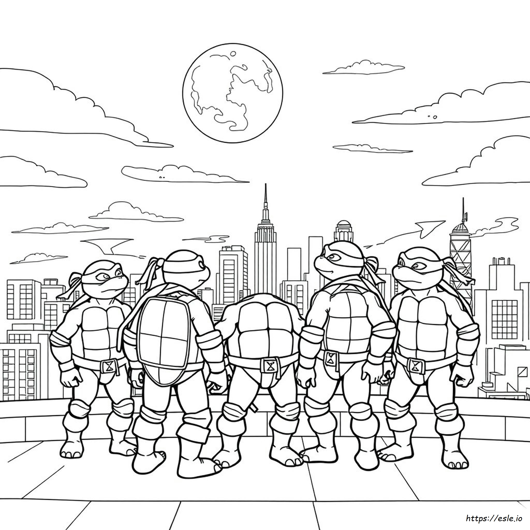 Tmnt Ausmalbild Zum Ausdrucken