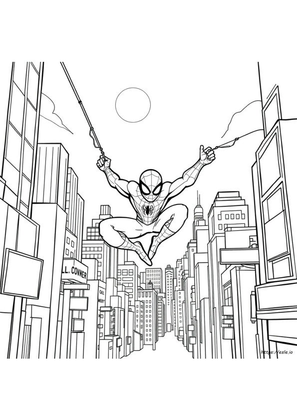 Imagini De Colorat Cu Spiderman