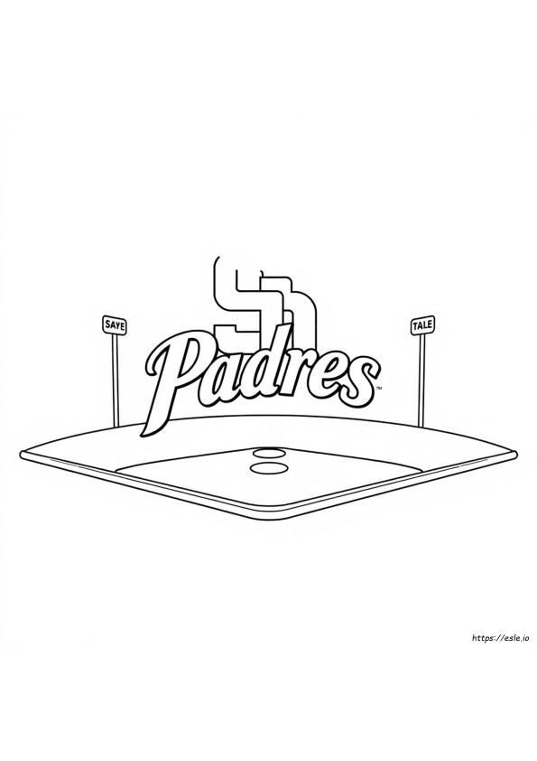 San Diego Padres Coloring Pages