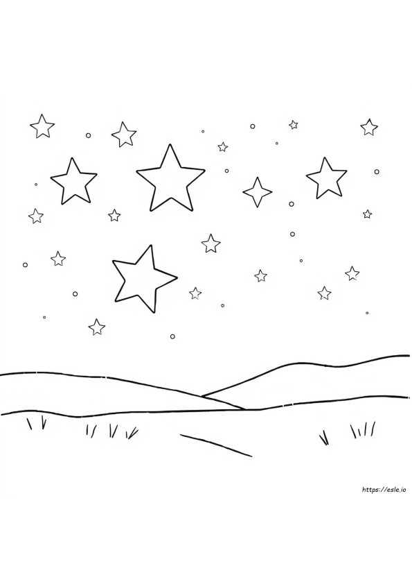 Stars To Coloring