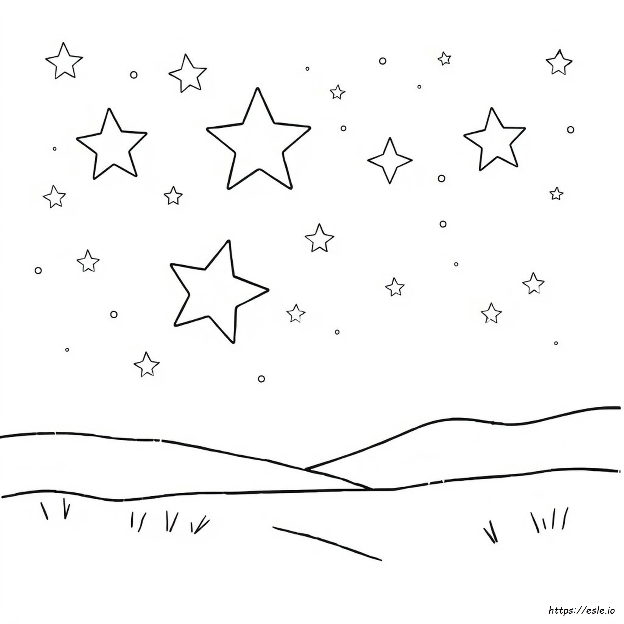 Stars To Coloring