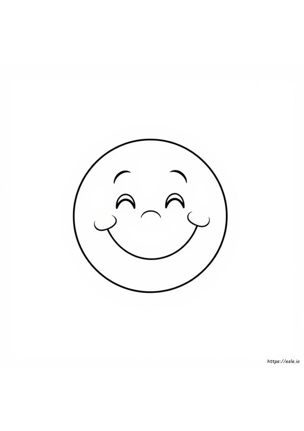 Coloriage De Visage Souriant