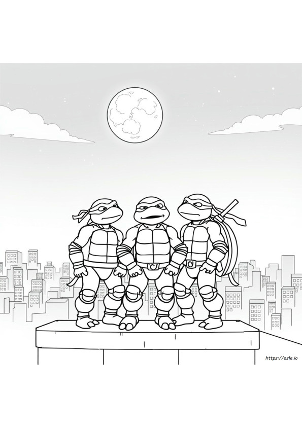 Tmnt Midnight Fanart Ausmalbilder