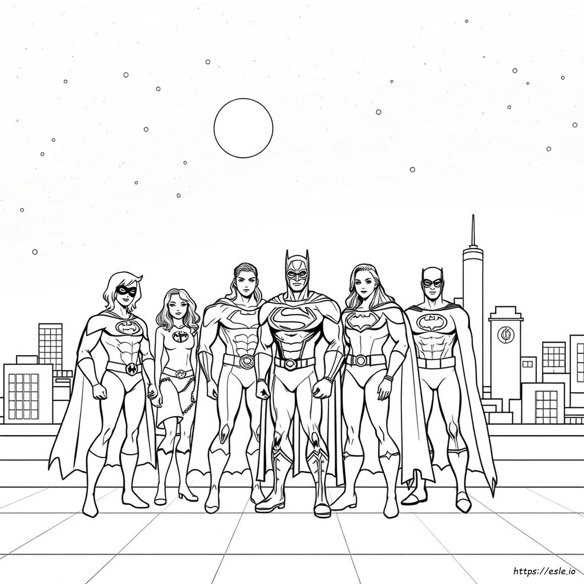 Justice League Coloring Pages To Print