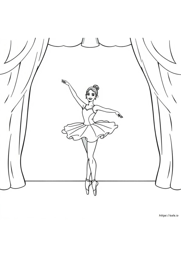 Coloring Pages Of A Ballerina