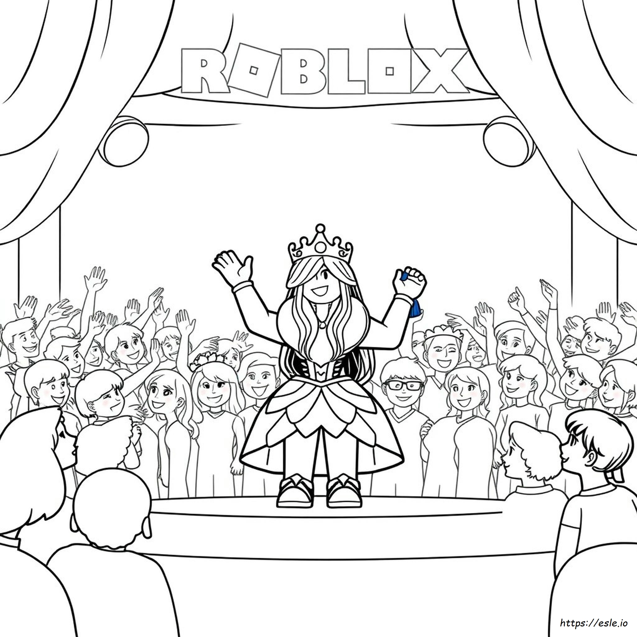Roblox Princess Coloring Pages