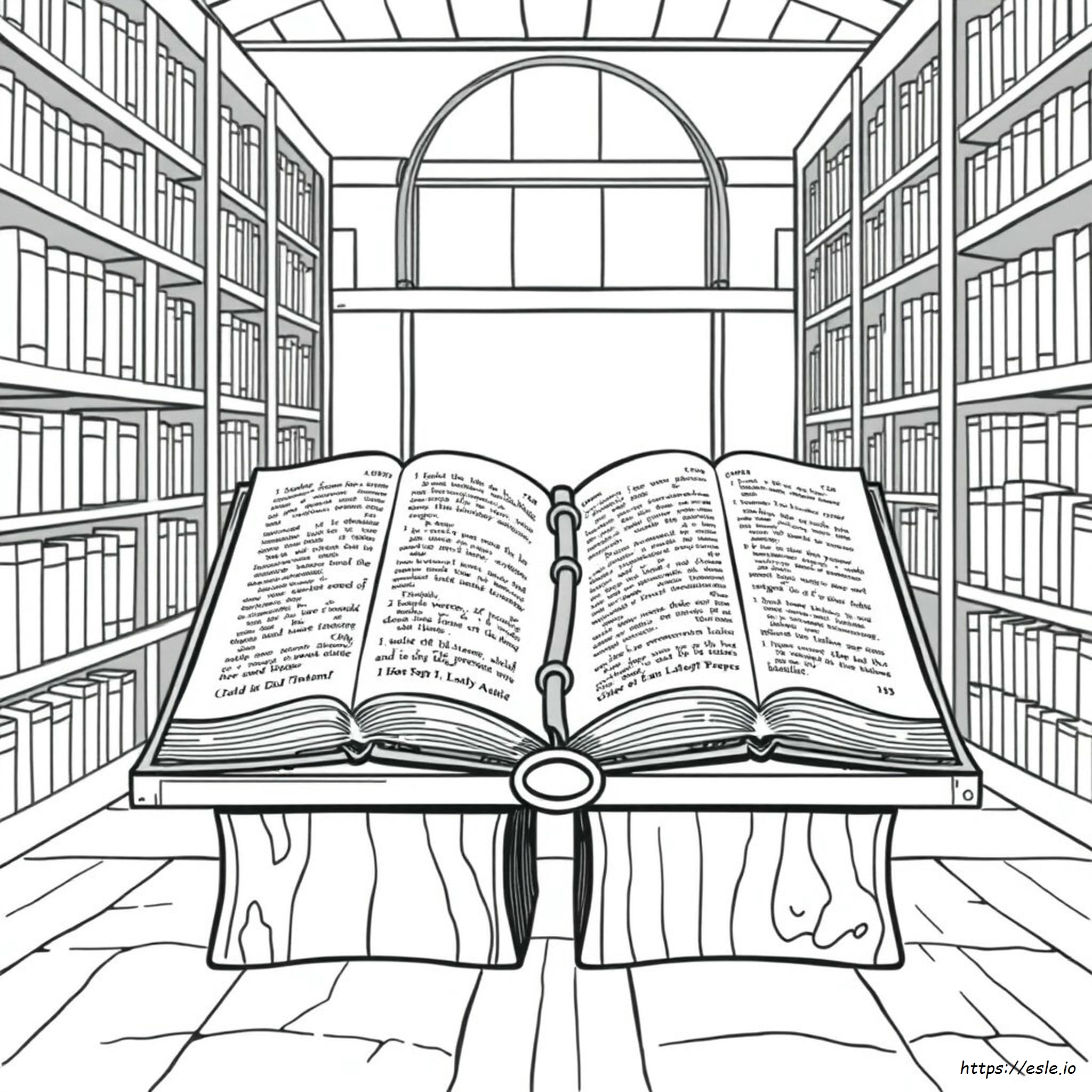 Books Of The Old Testament Coloring Page - Free Printable