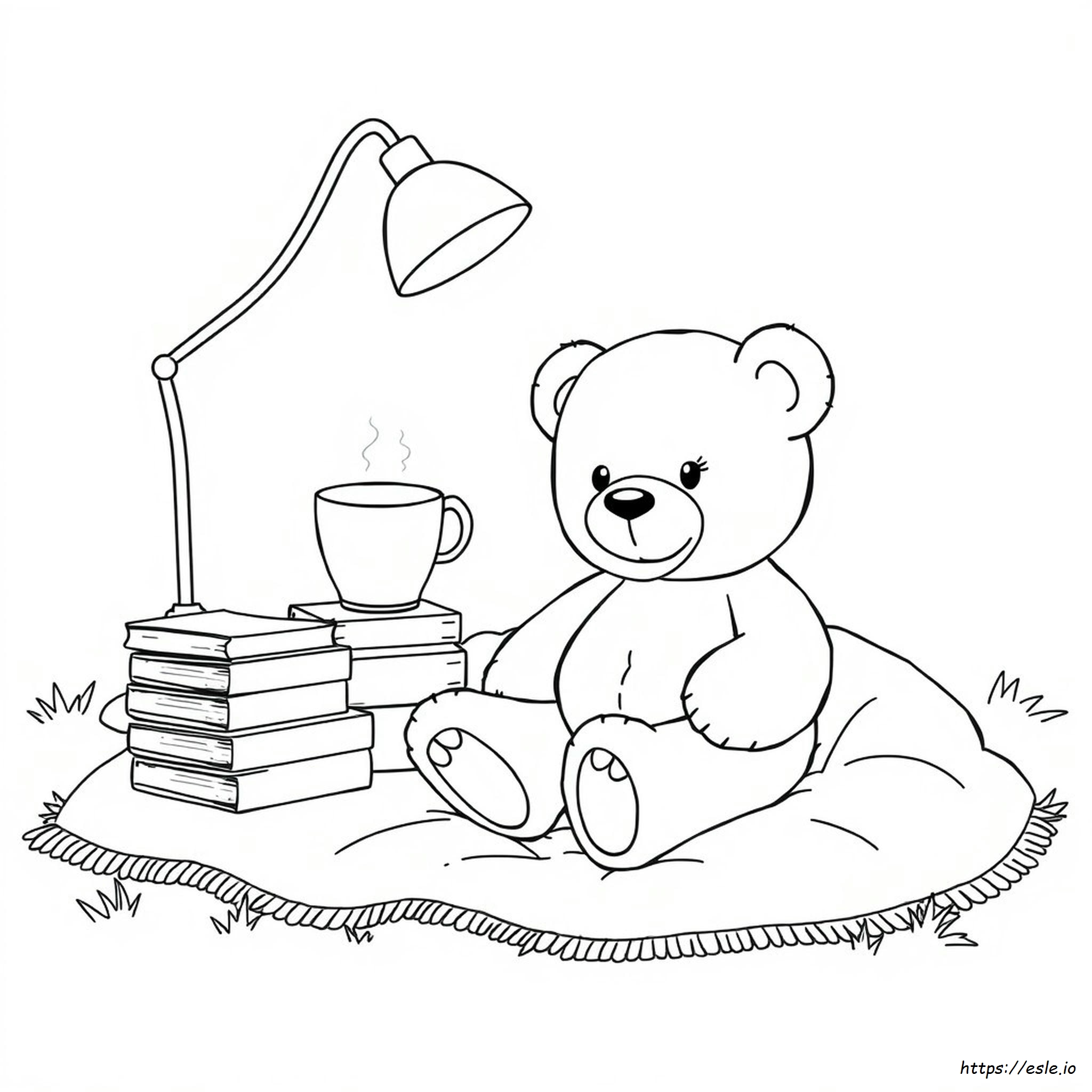 Teddy Bear Coloring Page - Free Printable