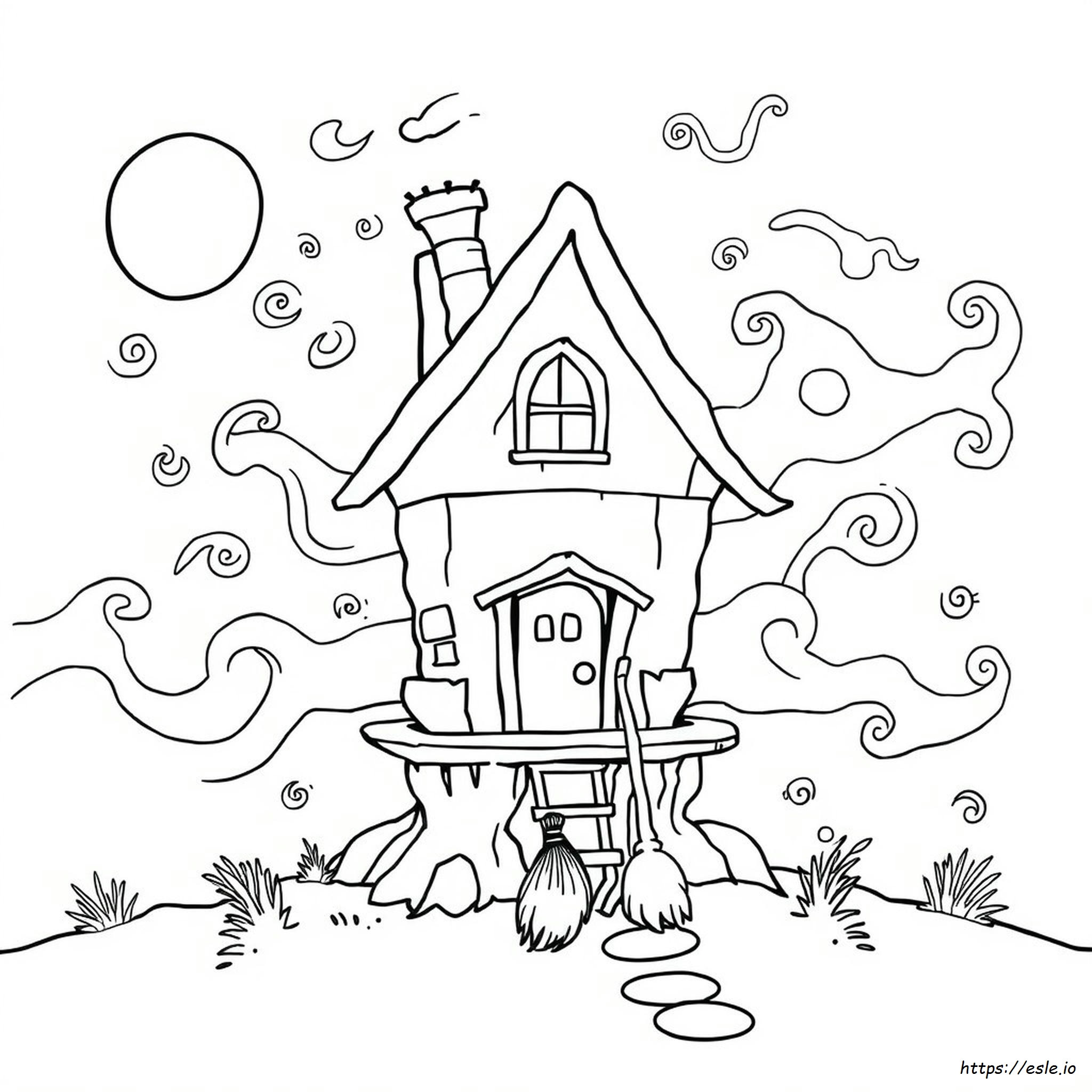 House From Up Coloring Page