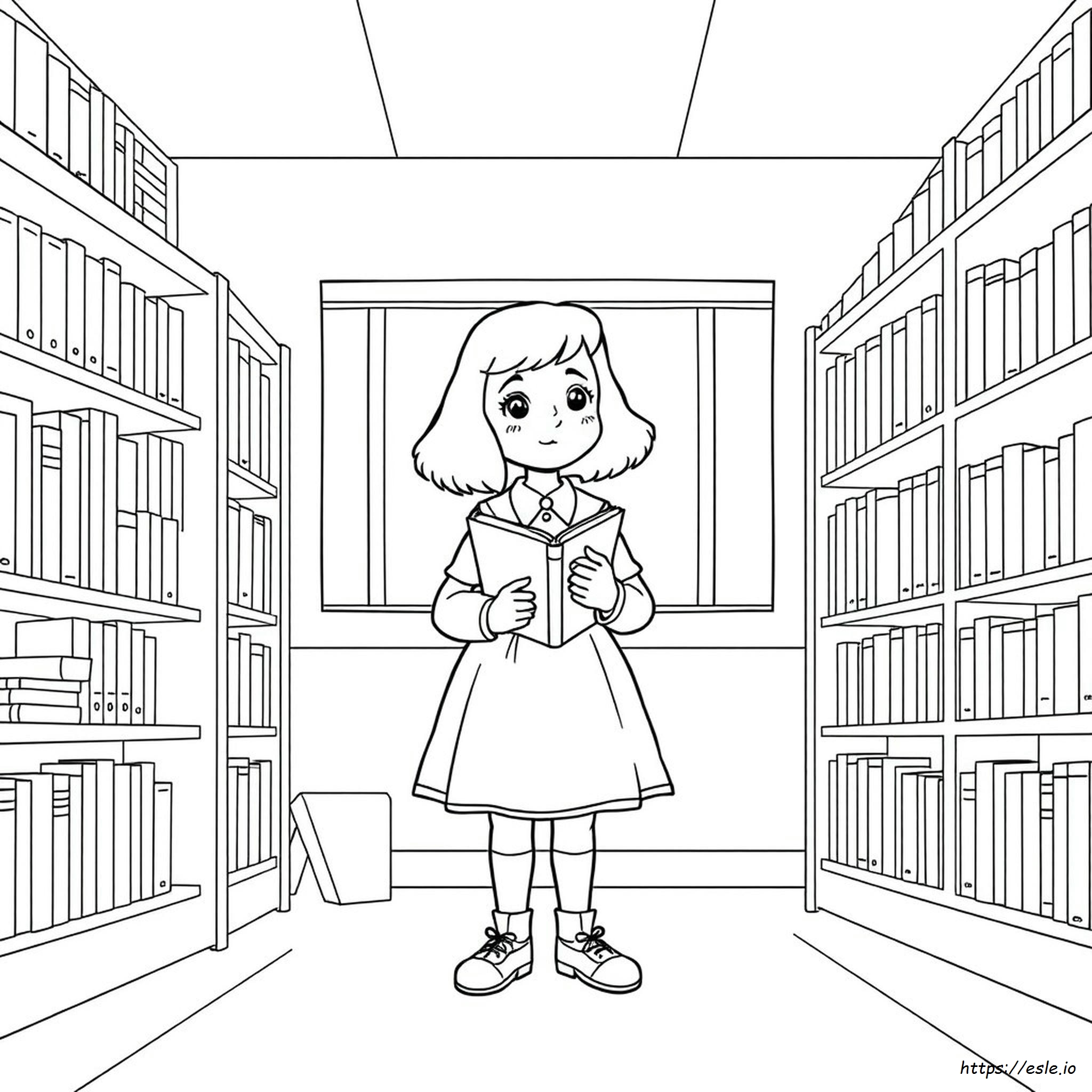 Matilda Roald Dahl Coloring Pages