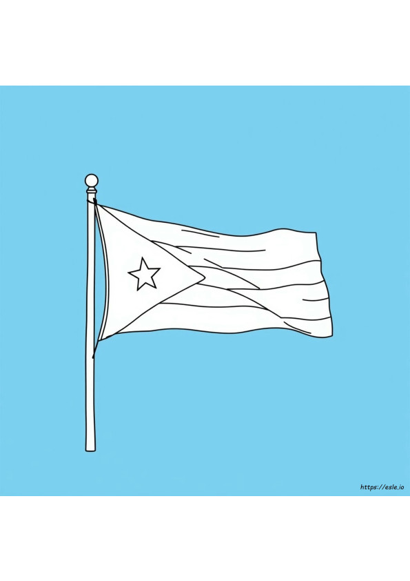 Bandiera Di Cuba Da Colorare