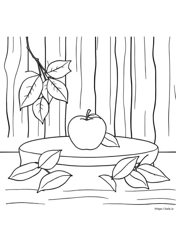 Colouring Pic Of Apple