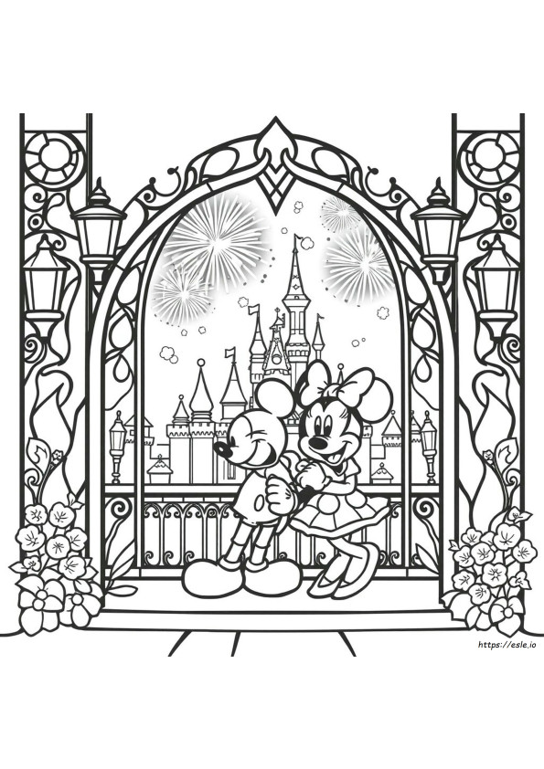 Libro Da Colorare Disney Vetro Colorato