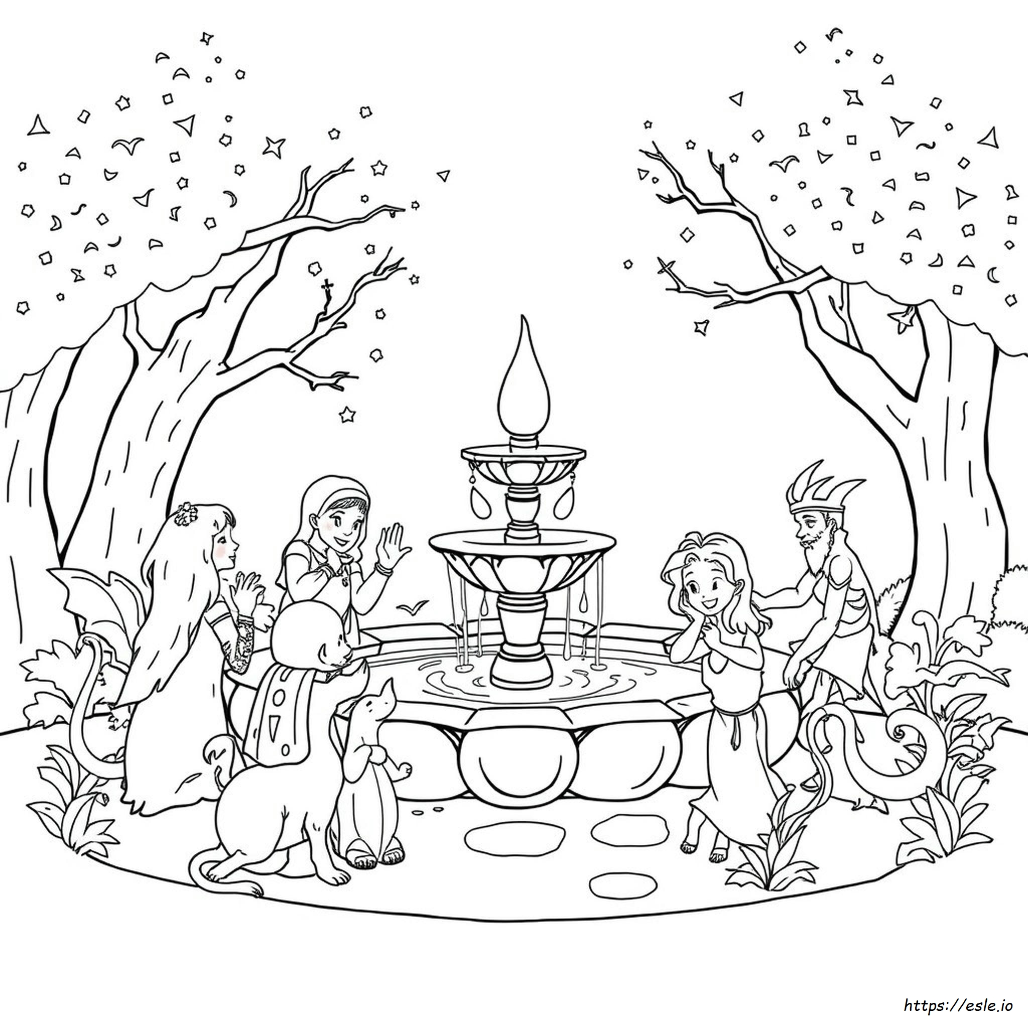 Mythographic Coloring Page - Free Printable PDF