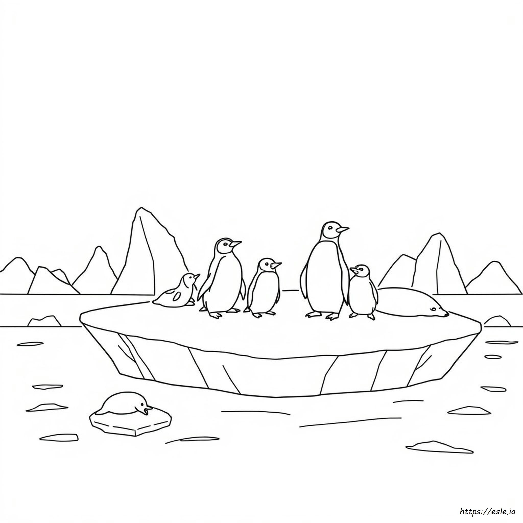 Antarctic Animals Coloring Pages