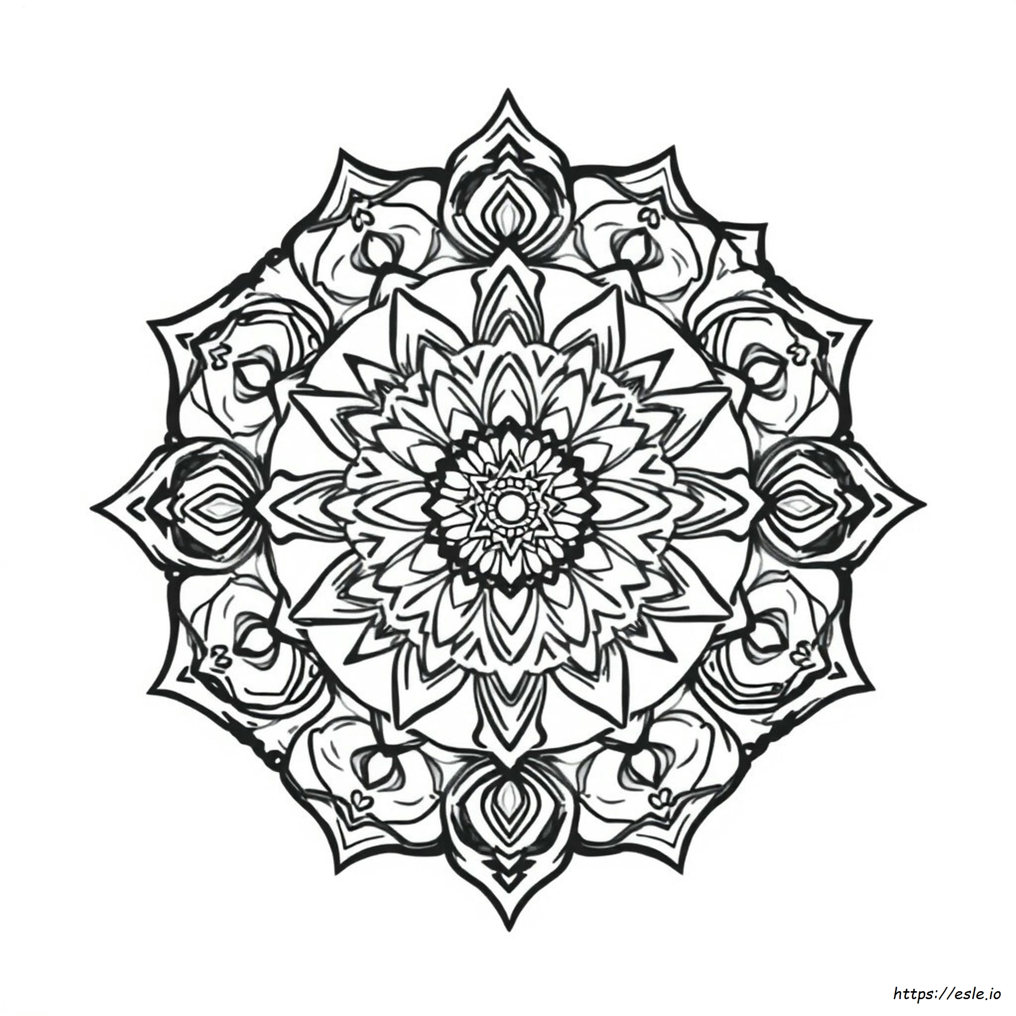 Religious Mandala Coloring Pages