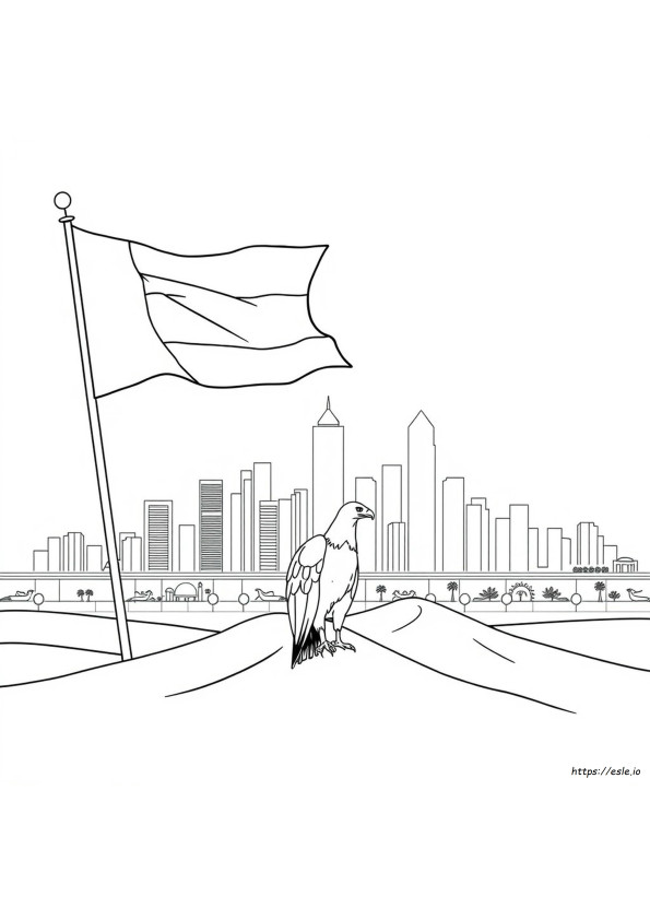 Uae National Day Coloring Pages