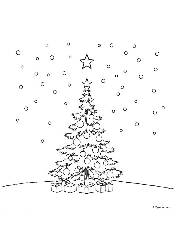 Gambar Mewarnai Natal Gratis