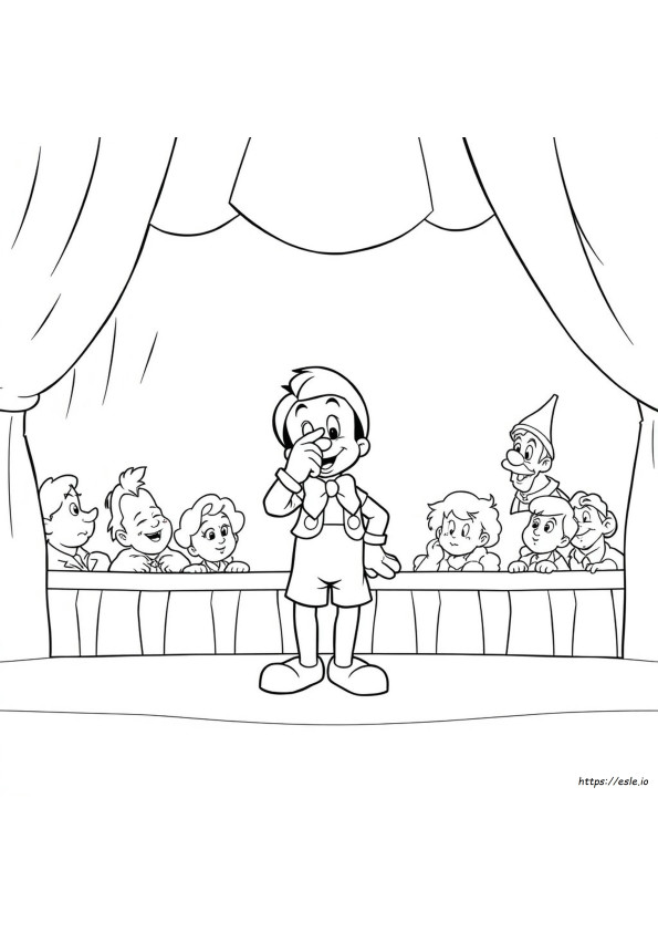 Printable Pinocchio Coloring Pages