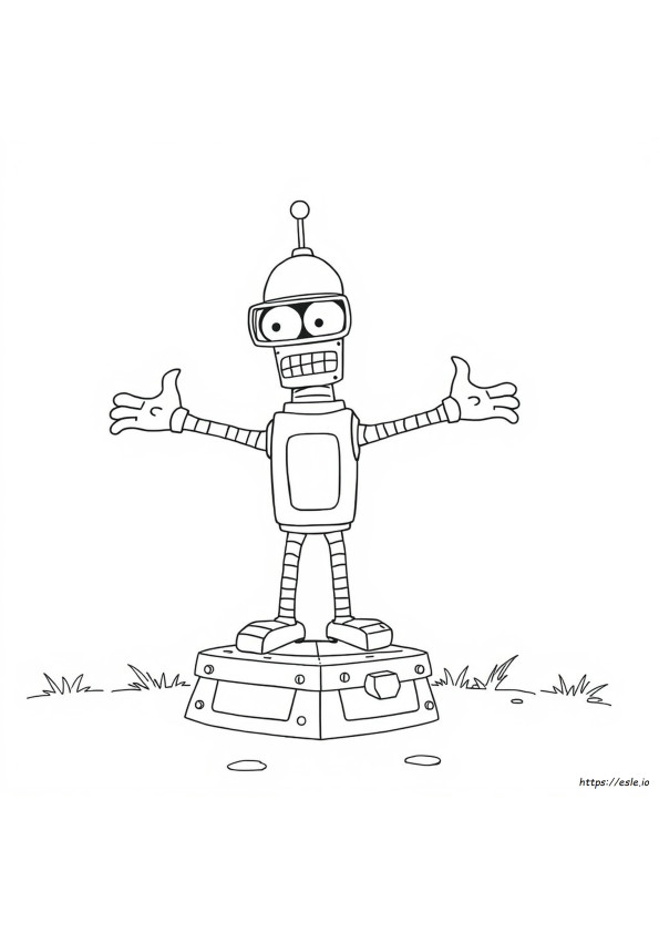 Benson Toy Story Coloring Page