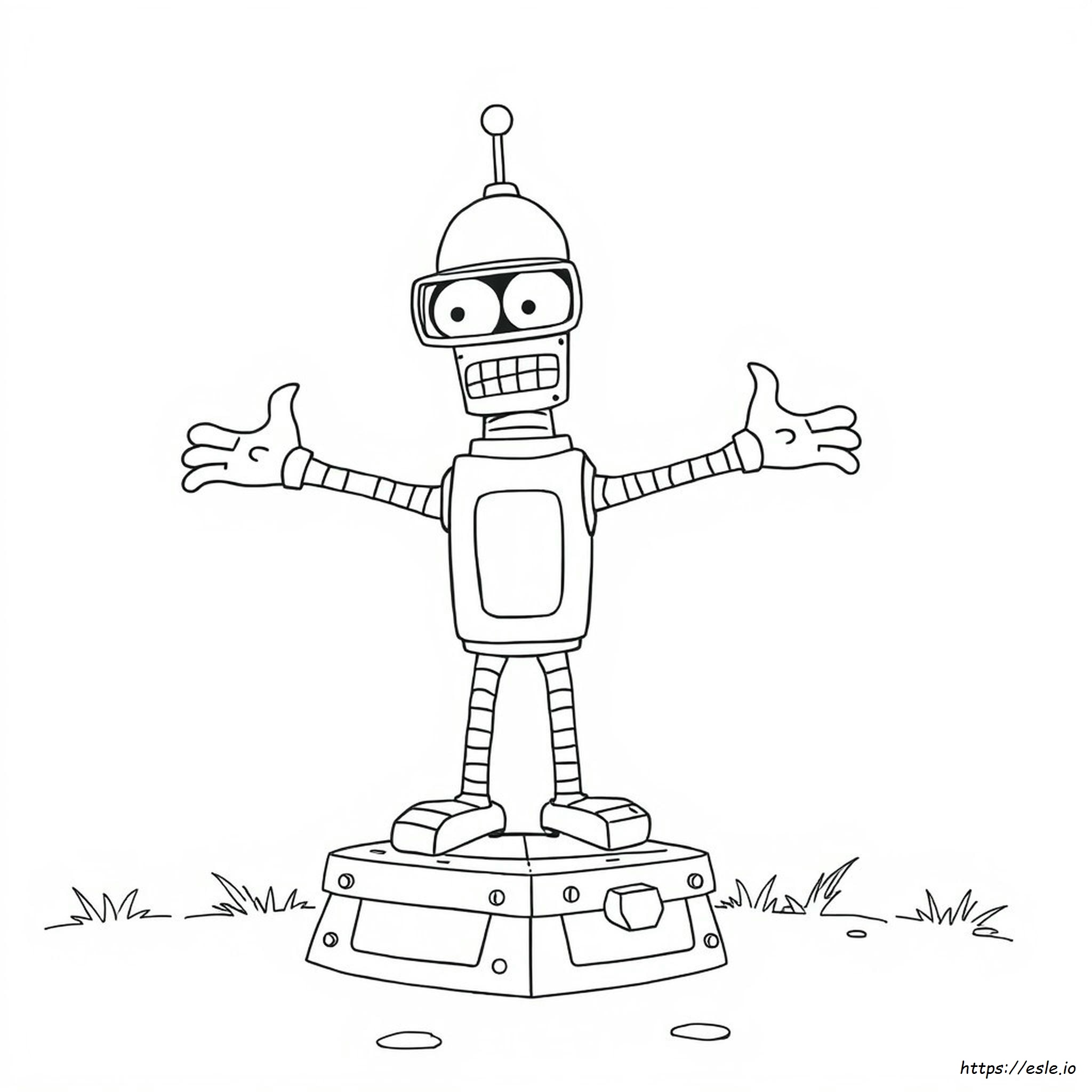 Benson Toy Story Coloring Page