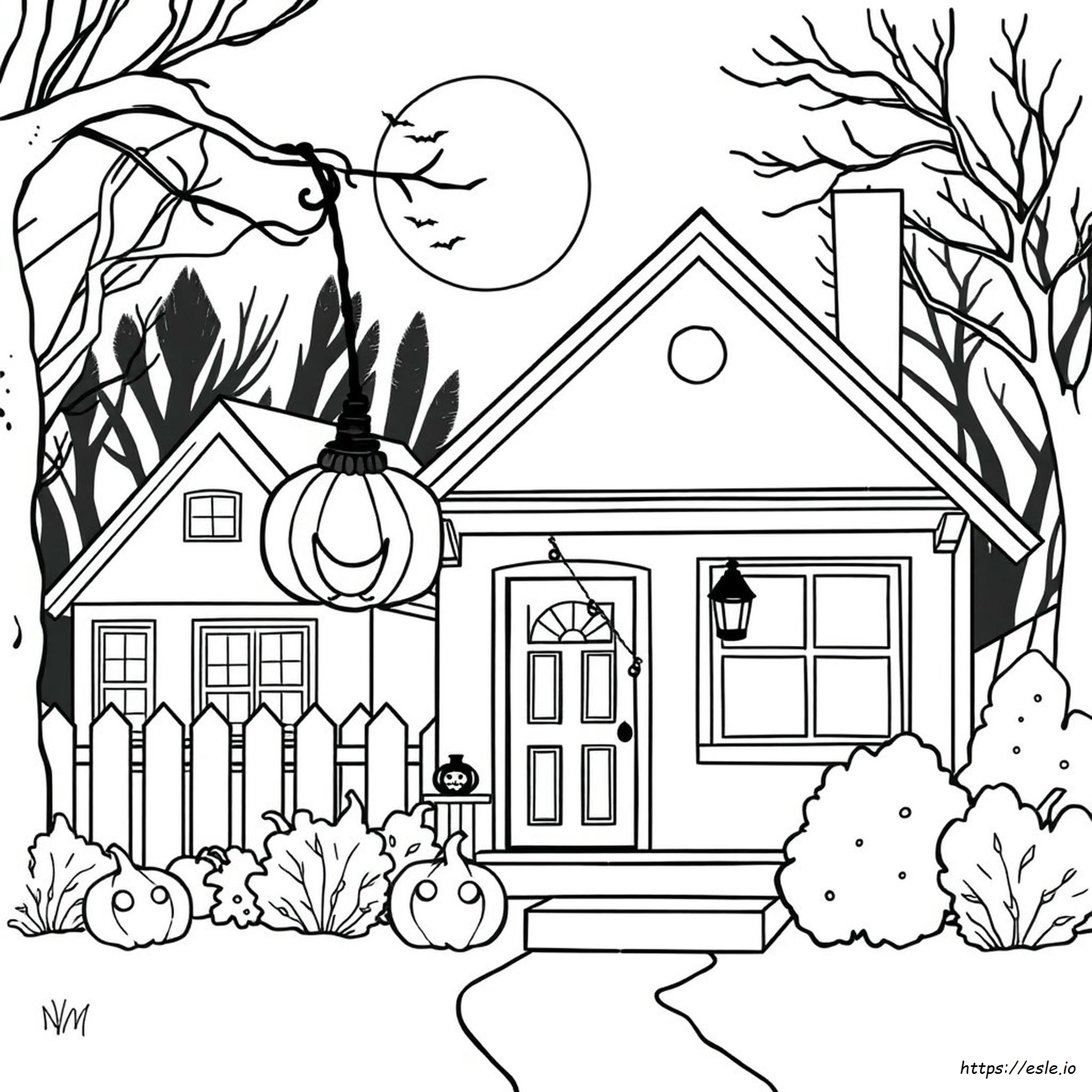 Halloween Színező Felnőtteknek