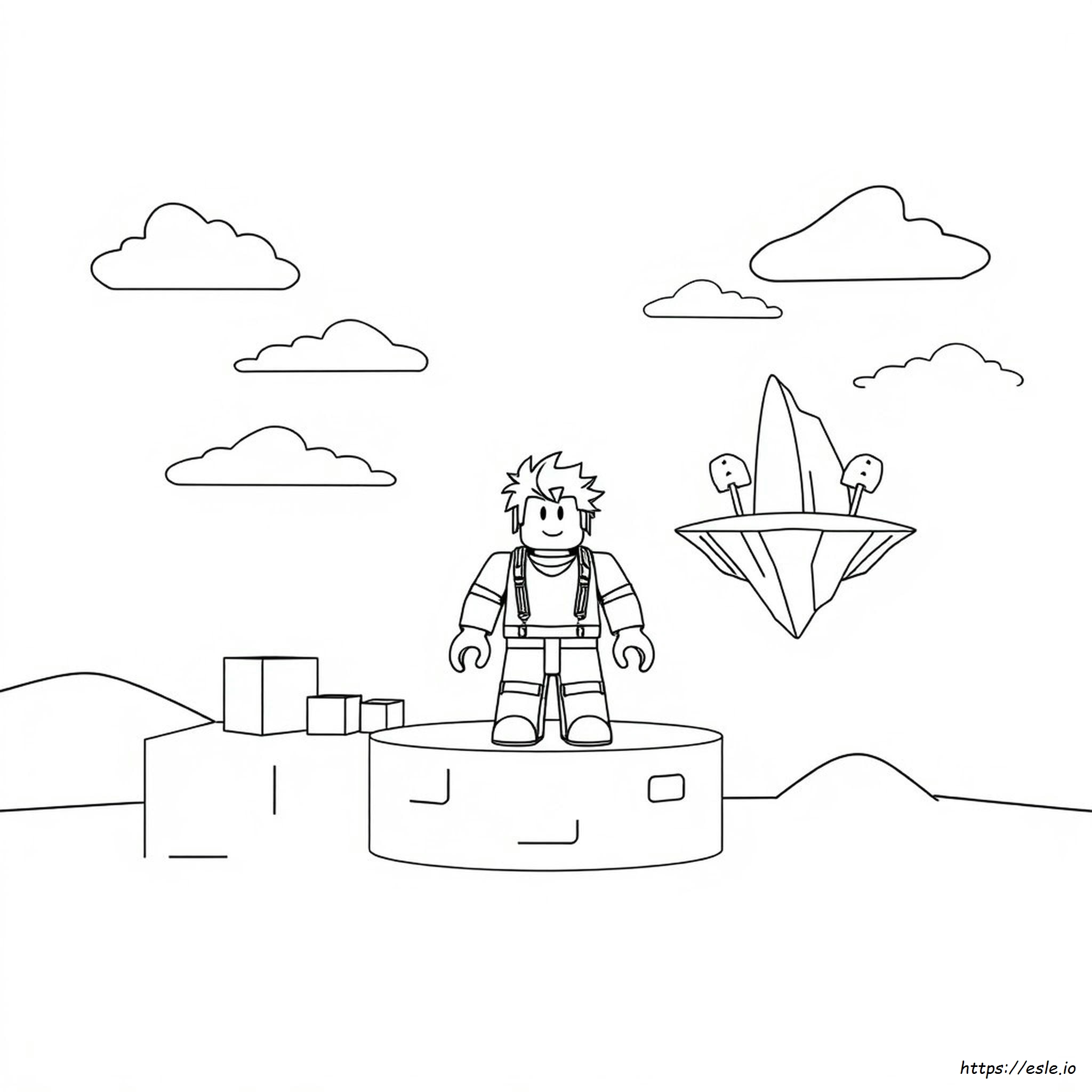 Easy Roblox Coloring Pages - Free Printable