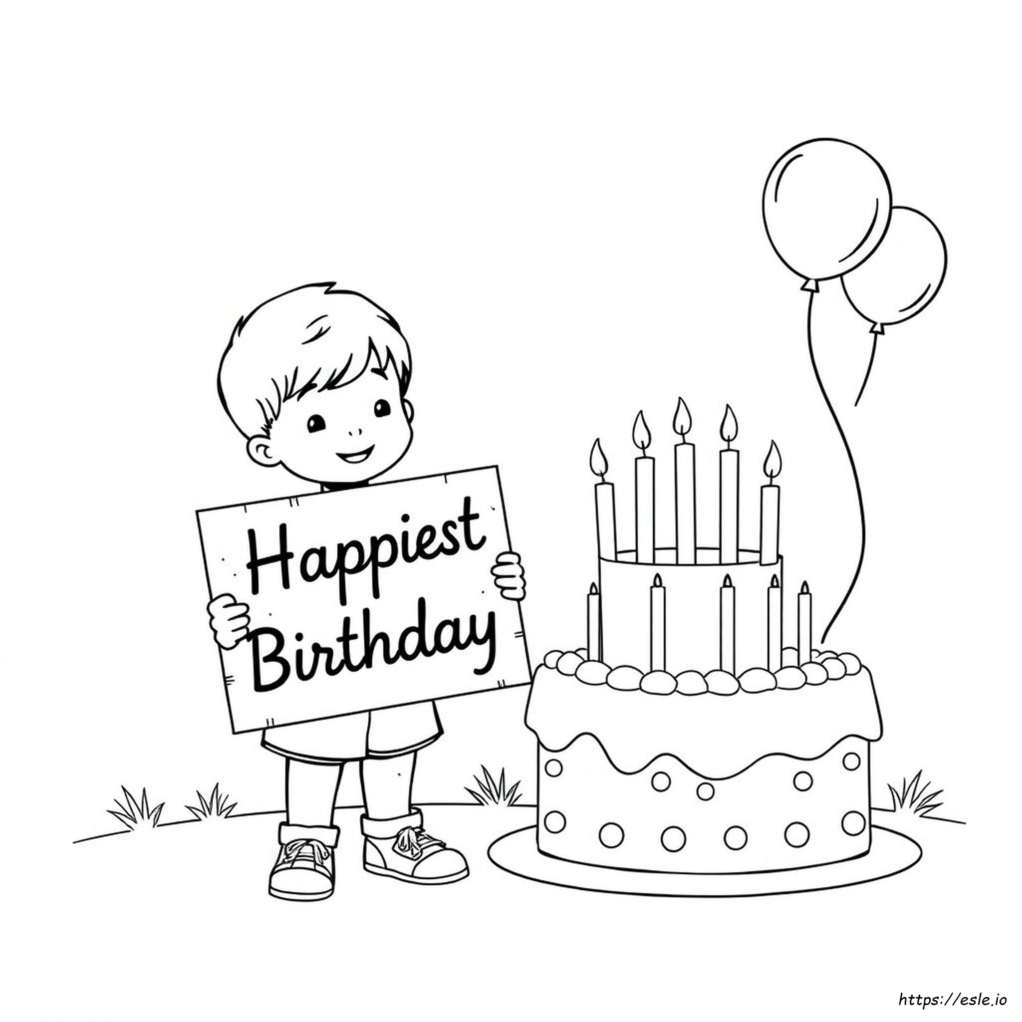 Personalized Birthday Coloring Pages for Kids