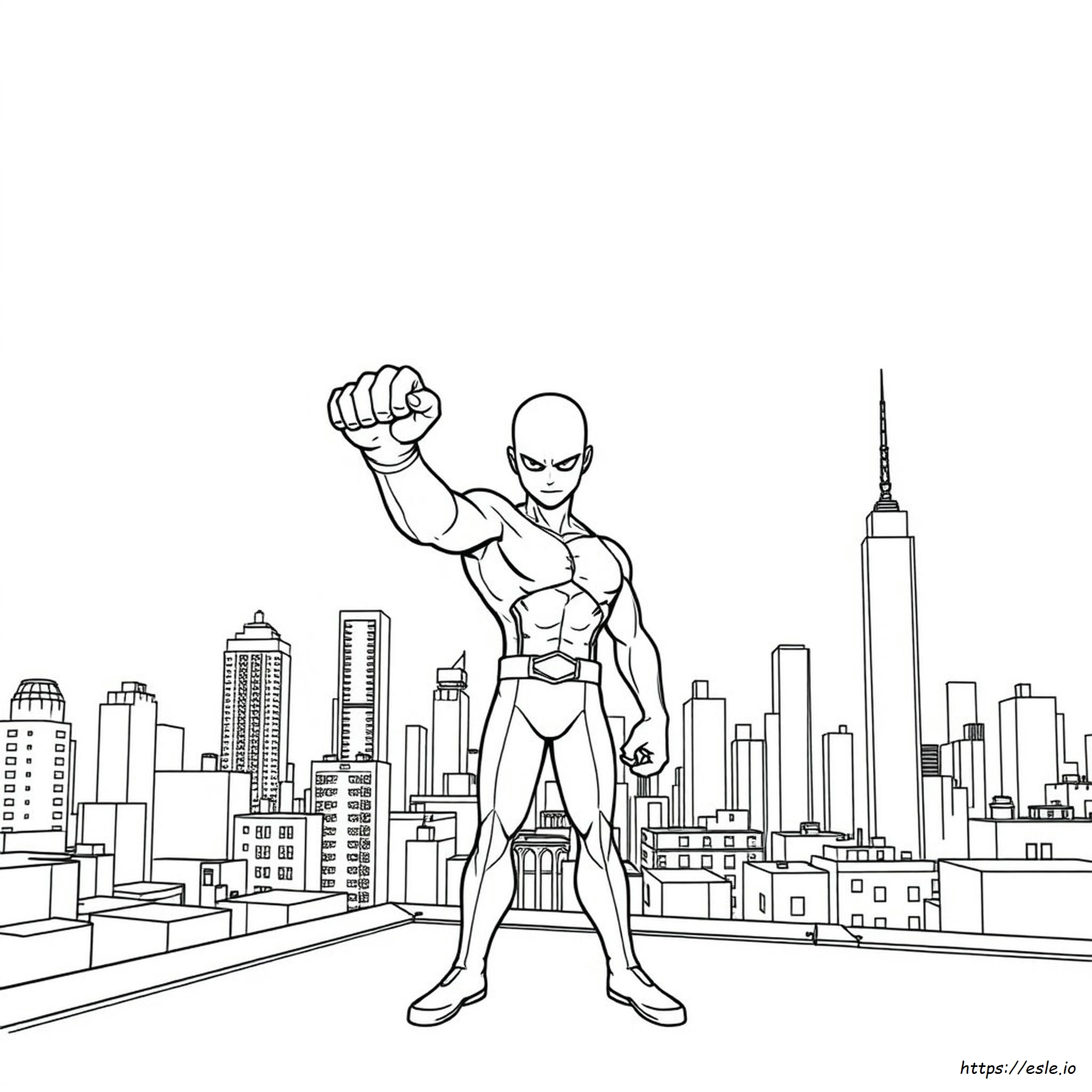 One Punch Coloring Pages