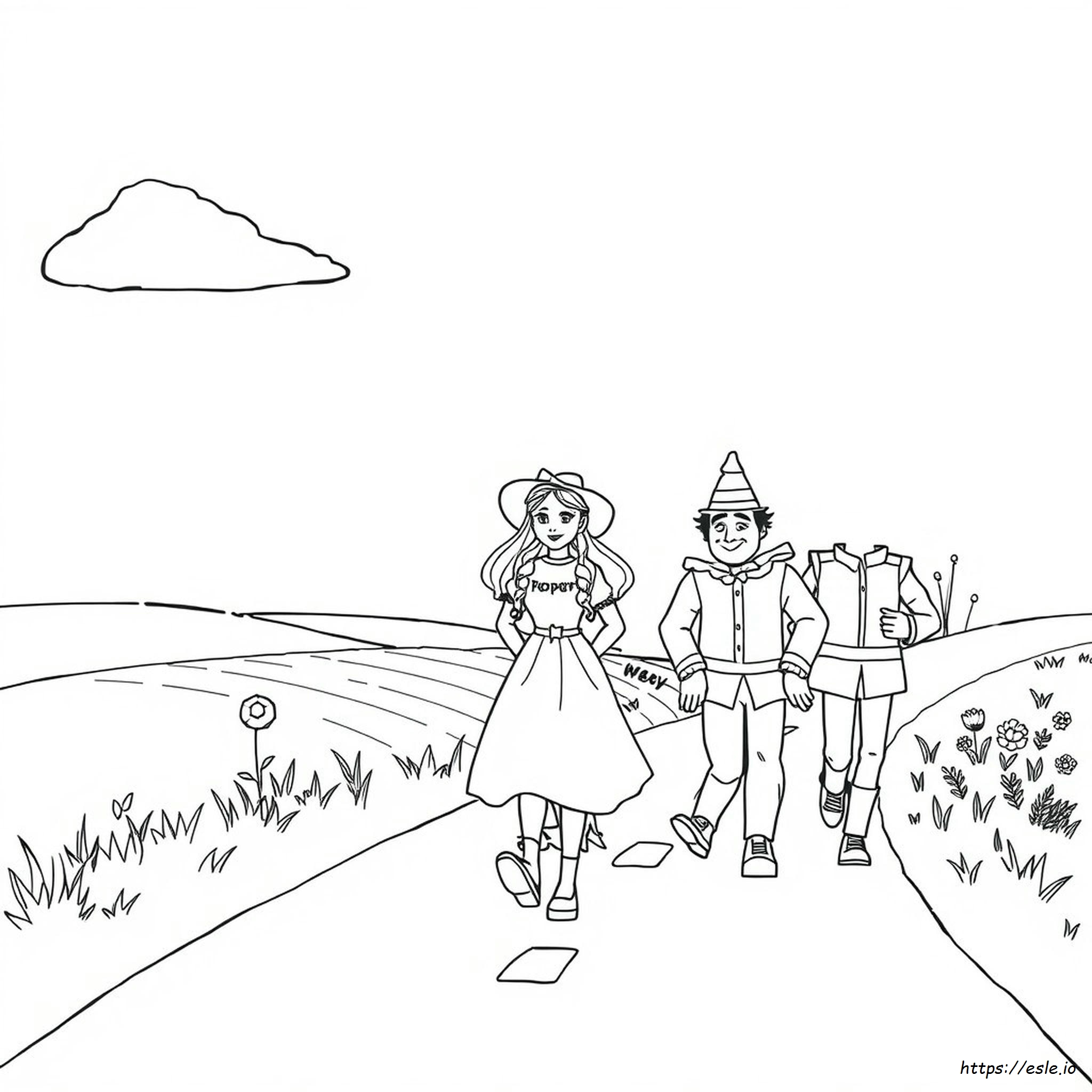 Dorothy Wizard Of Oz Coloring Page