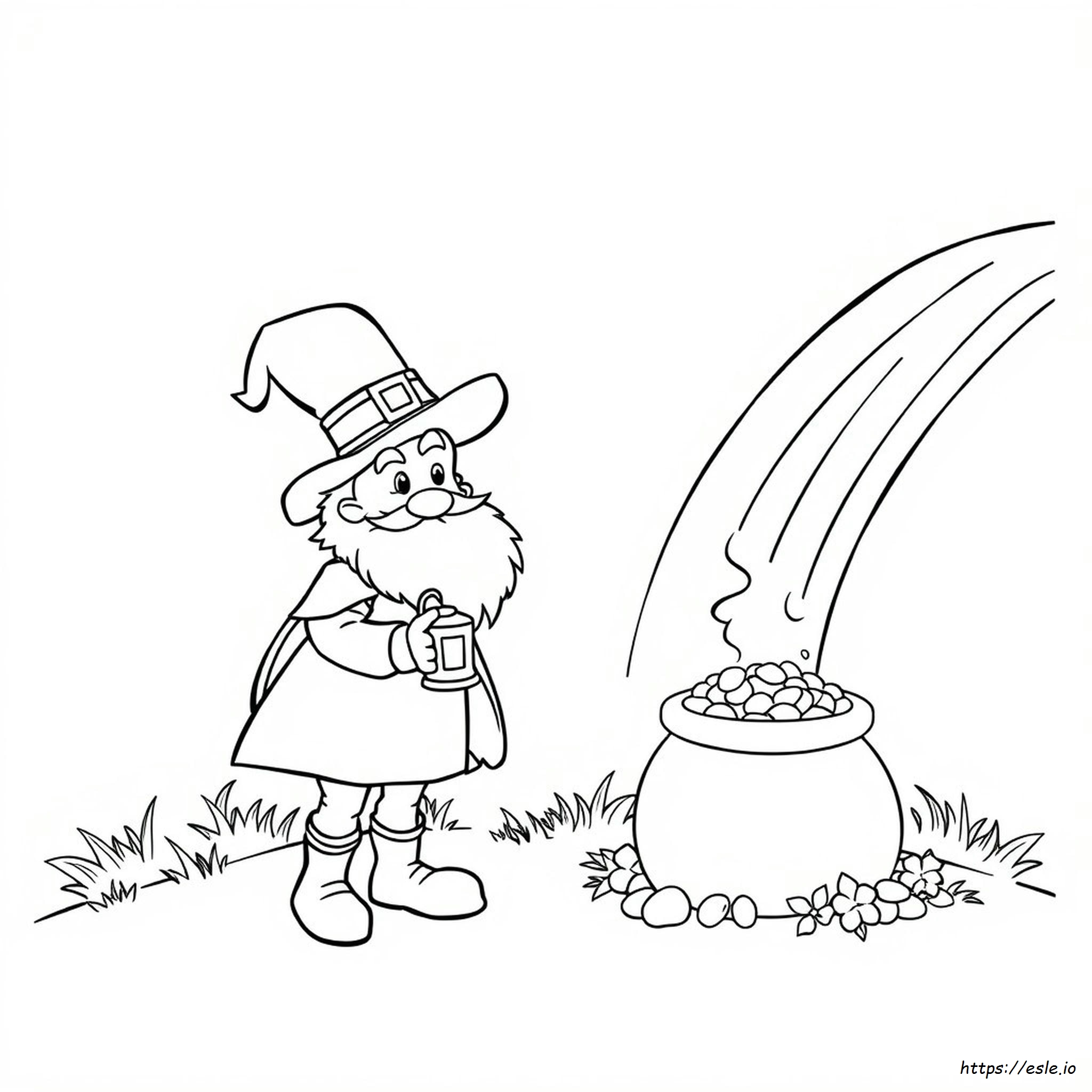 Disegno Da Colorare Di Leprecauni Gratis