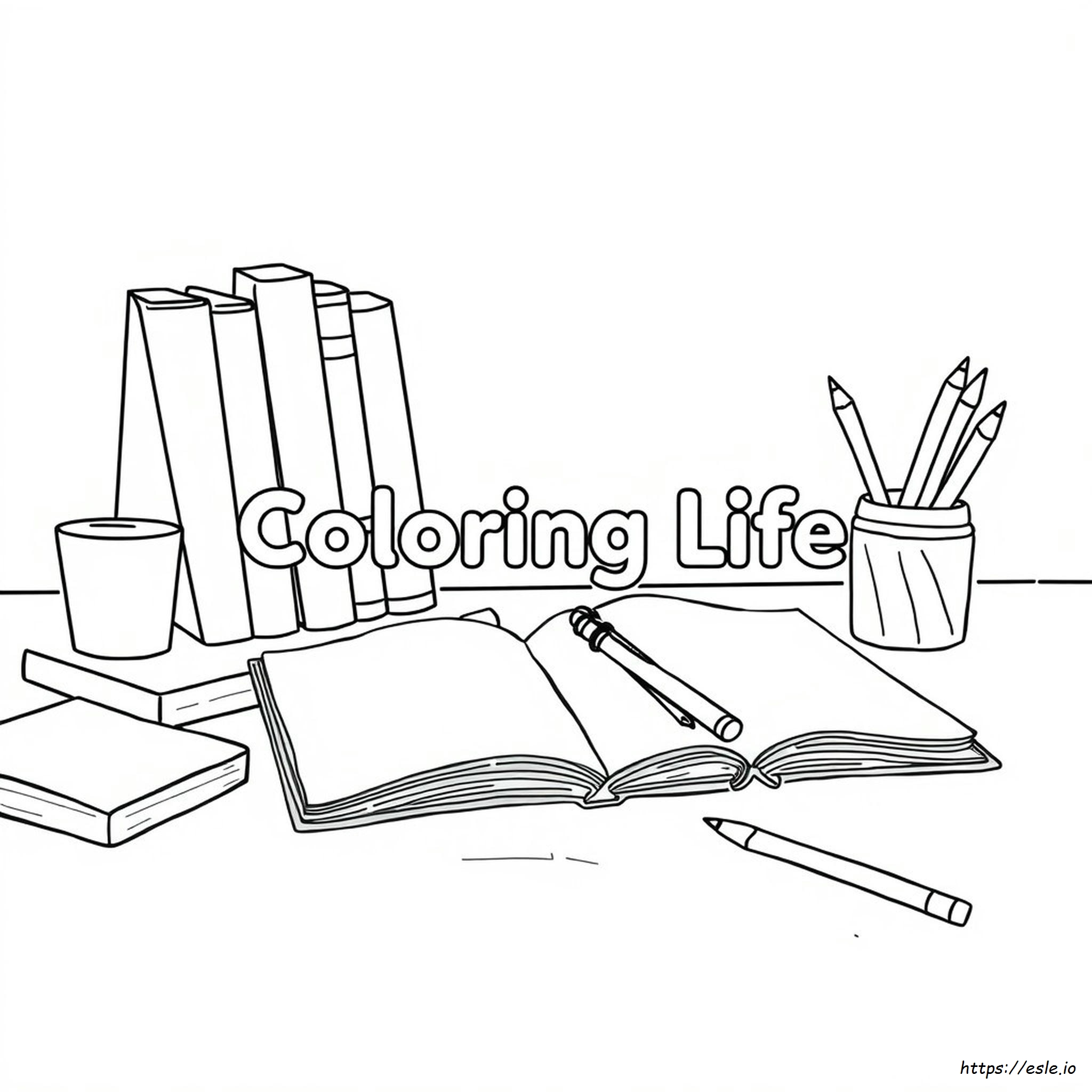 Coloring Life Skills Cover Page