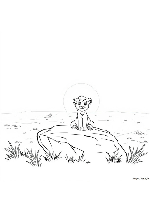 Kiara Del Re Leone Disegno Da Colorare