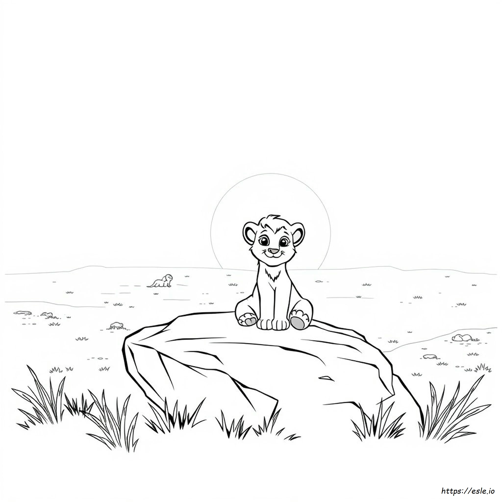 Kiara Del Re Leone Disegno Da Colorare