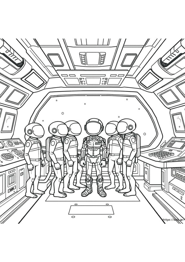 Among Us Colouring In