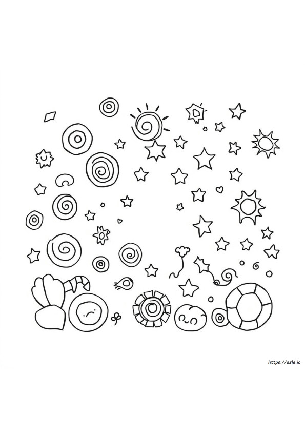 Disegni Doodle Da Colorare Gratis