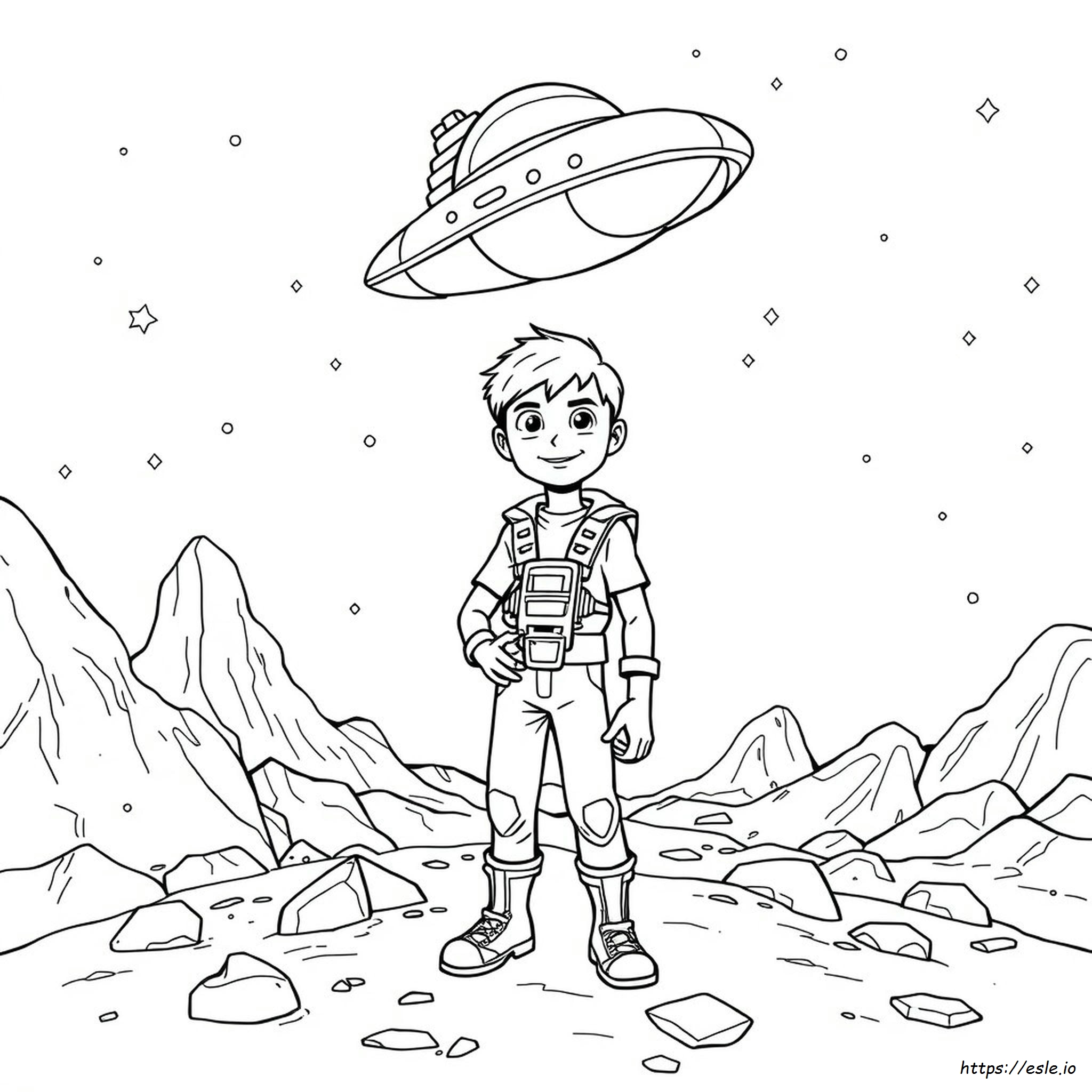 Gambar Mewarnai Ben Ten