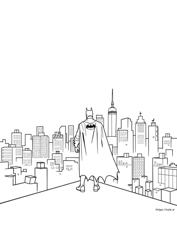 Batman Logo Coloring Pages