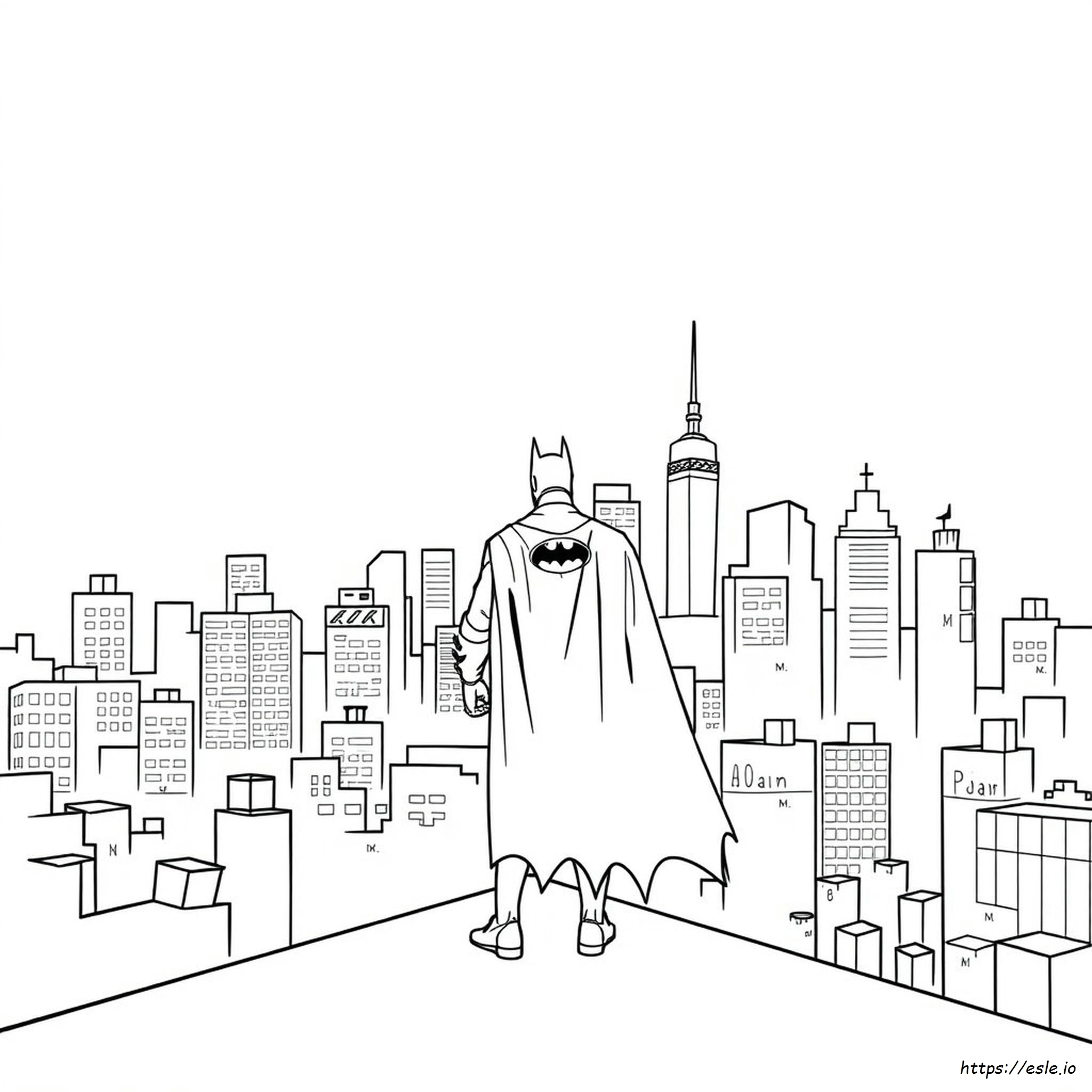 Batman Logo Coloring Pages