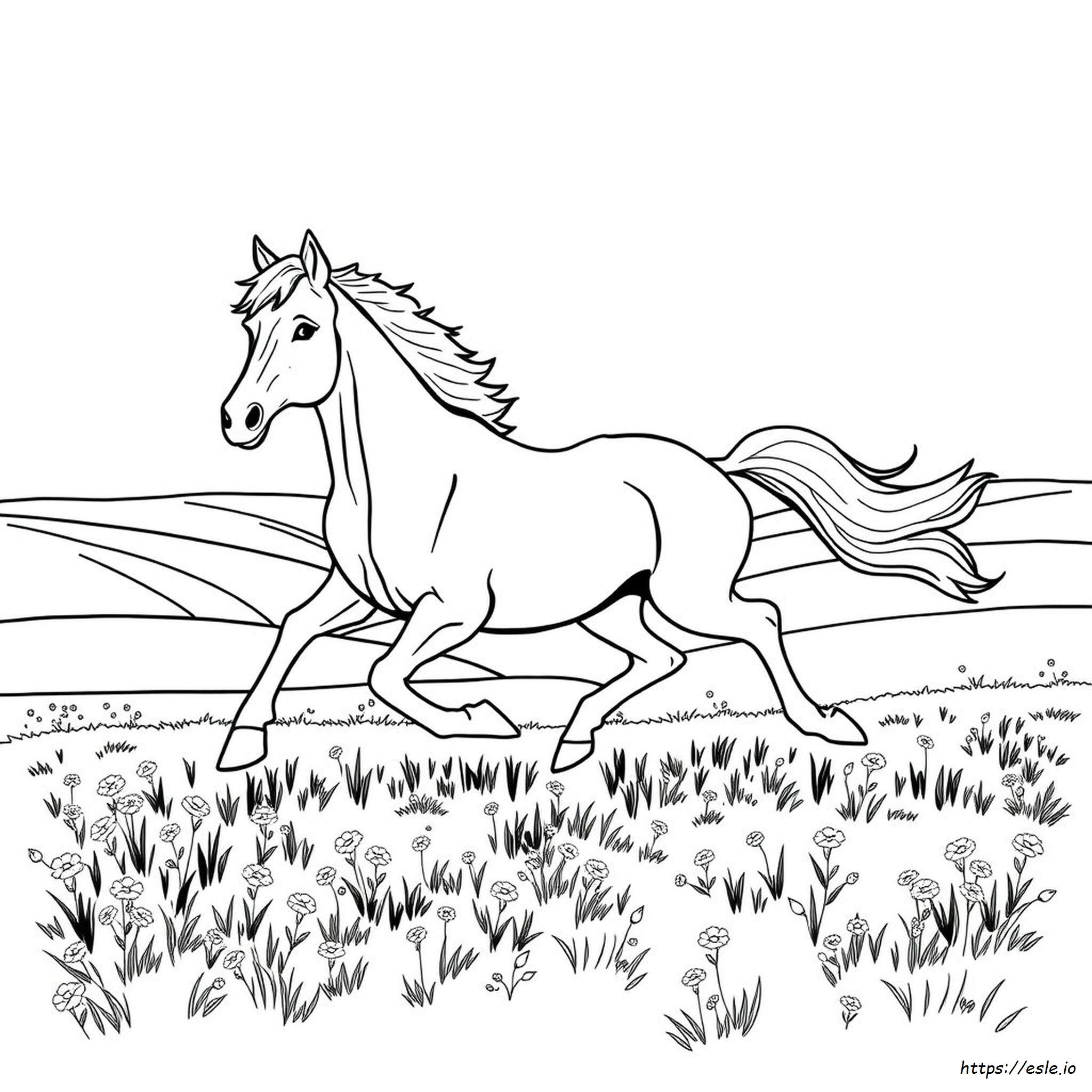 Mustang Kuda Gambar Mewarnai