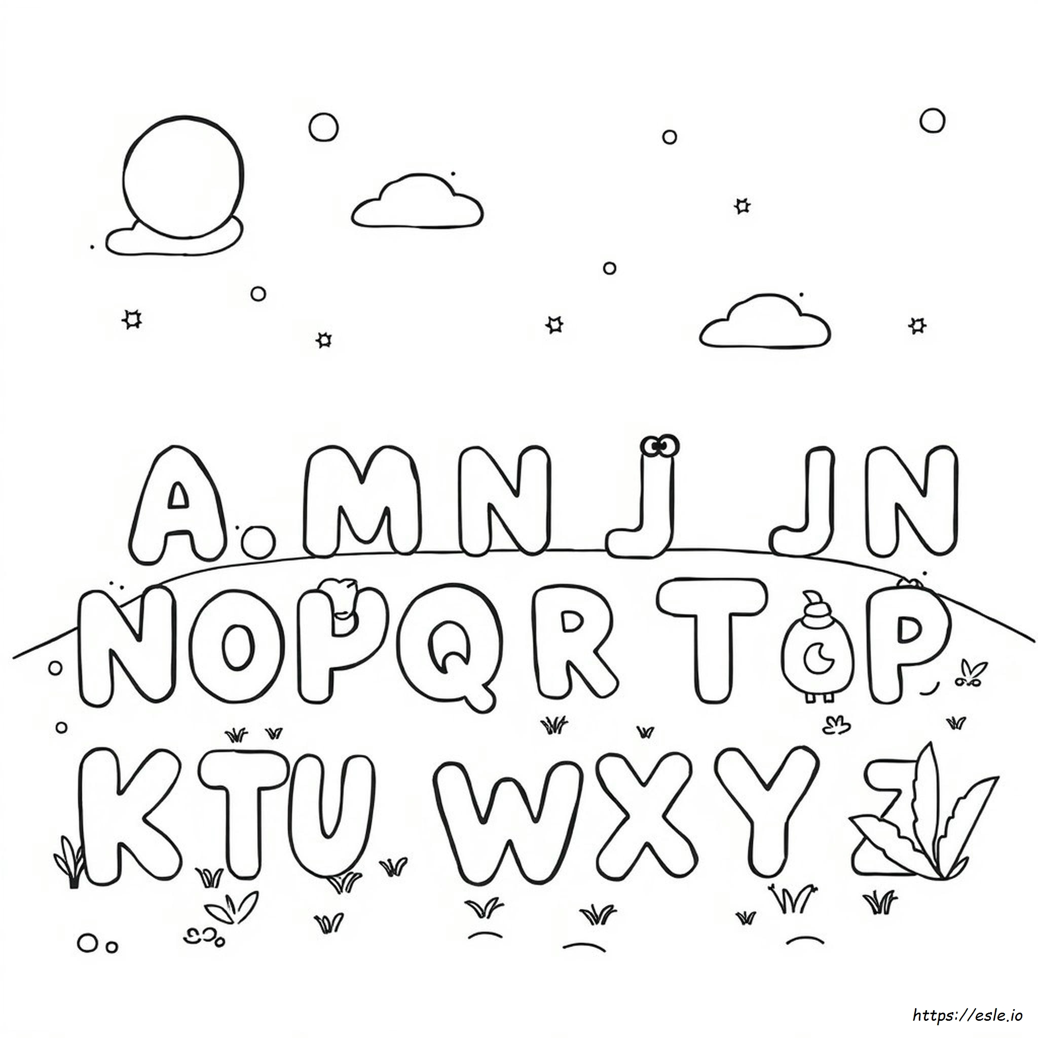 K Buchstabe Ausmalbild Zum Ausdrucken