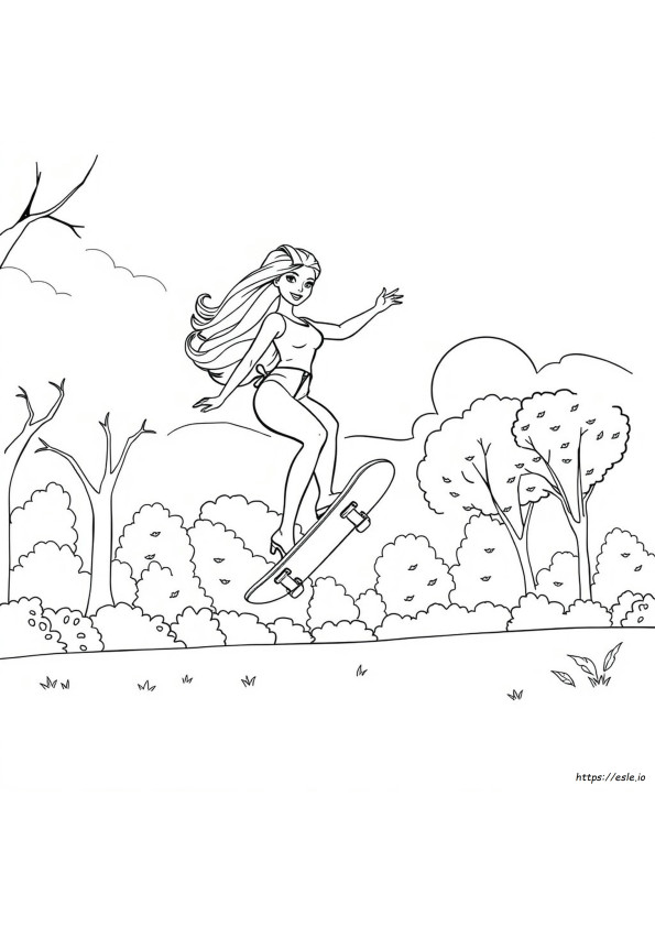Barbie Herbst Ausmalbilder