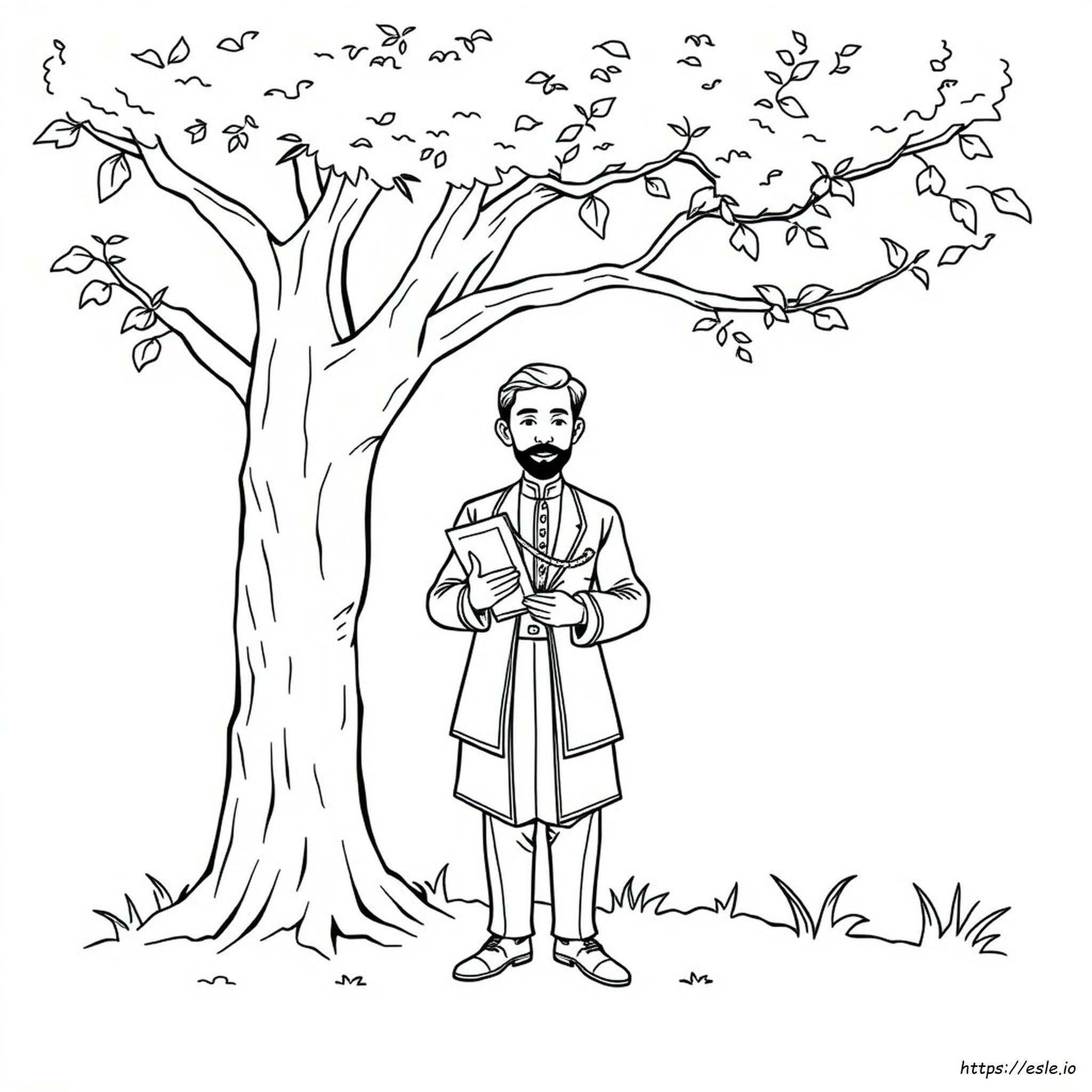 Coloriage Rizal Dessin Jose Rizal Facile À Imprimer