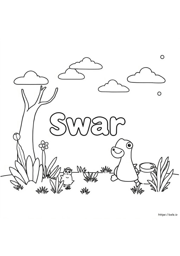 Schimpfwort Ausmalbilder Pdf