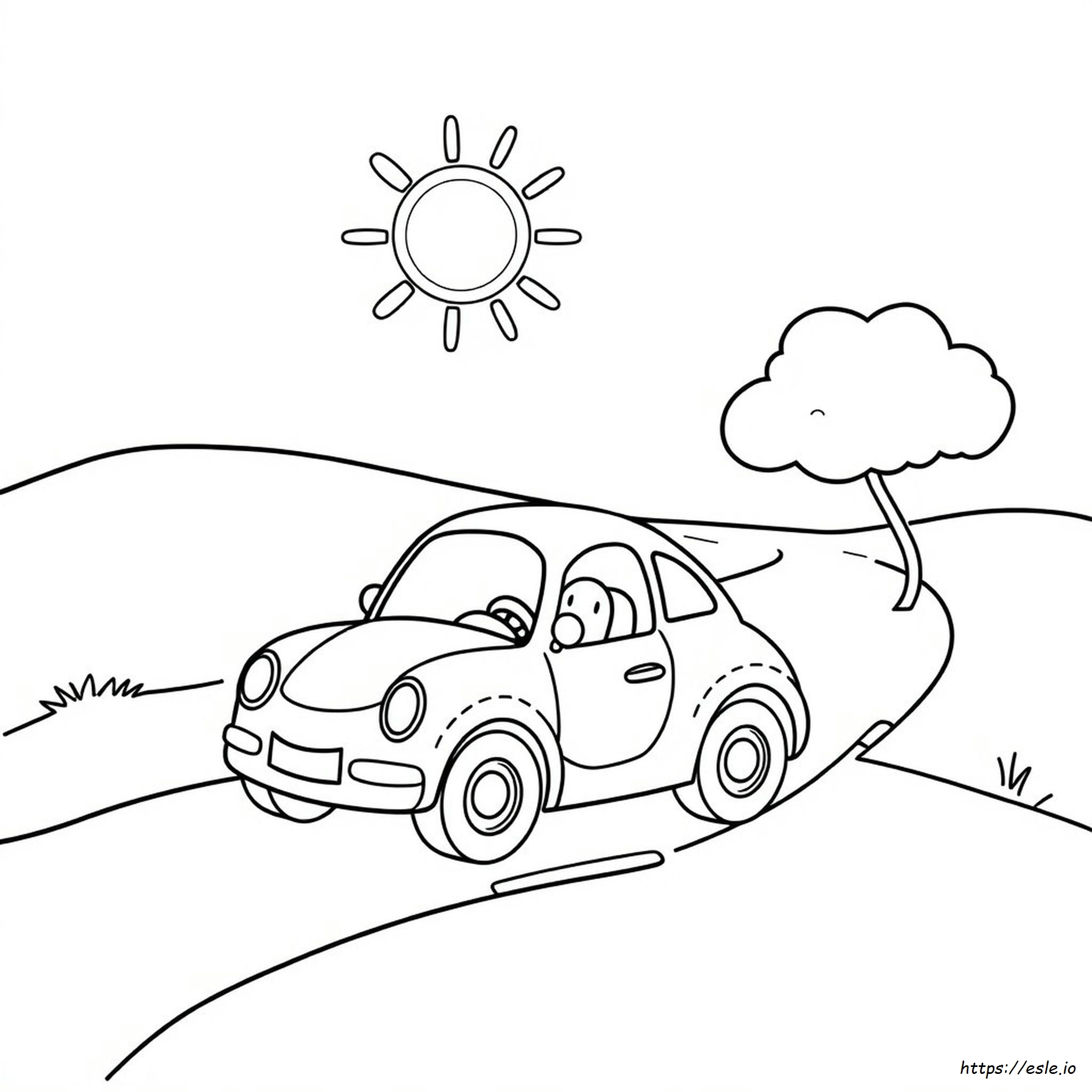 Toy Car Coloring Pages