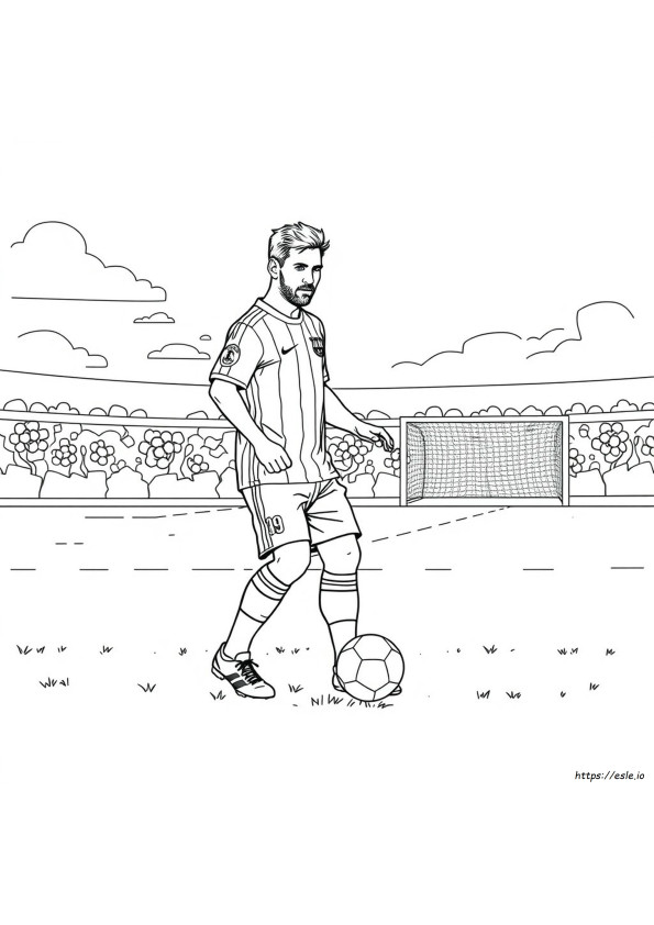 Lionel Messi Kolorowanka