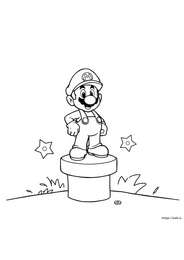 Coloring Pages Of Super Mario Brothers