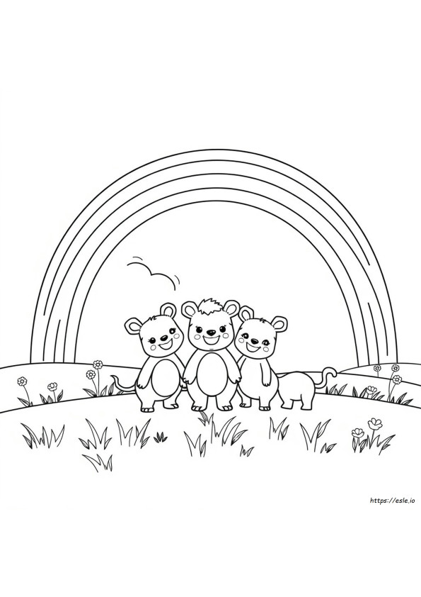 Rainbow Friends Blau Ausmalbilder