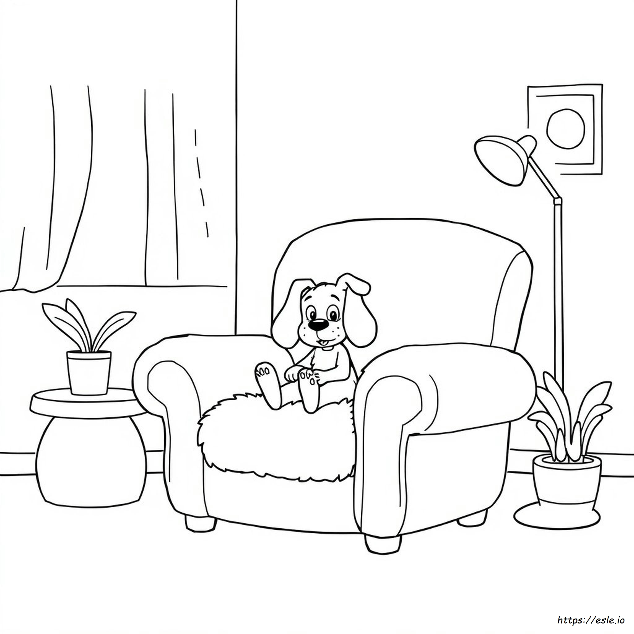 Molly Sofa Nyaman Besar Gambar Mewarnai